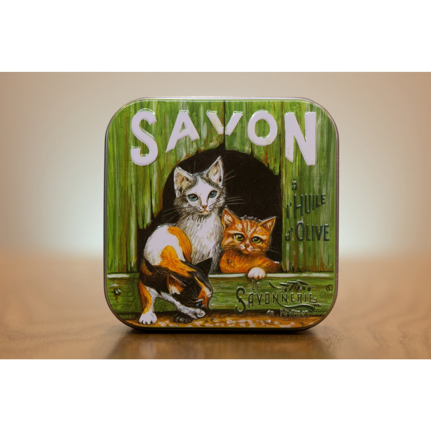 Rose Soap in "Kittens" Tin Box - La petite France Vilnius - Soap