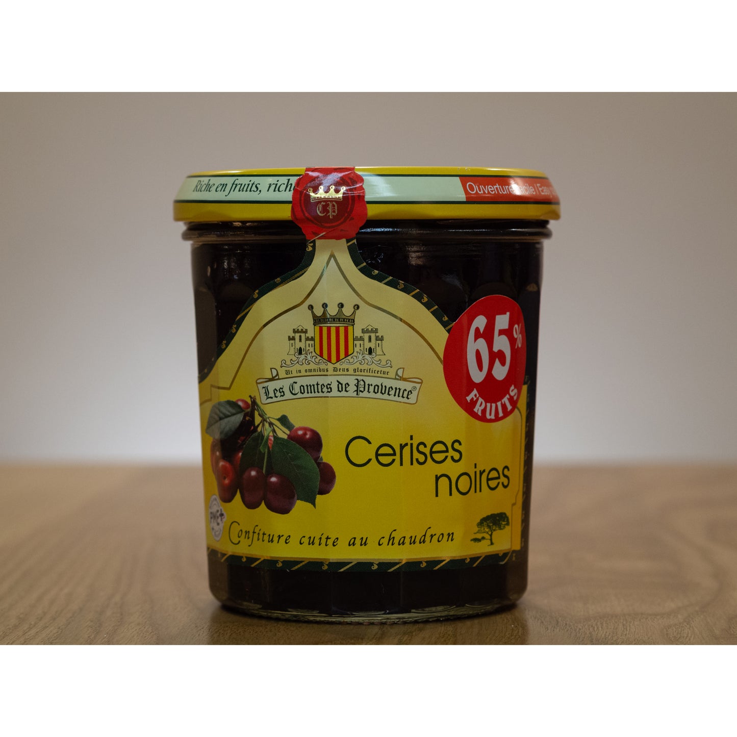 ekologiška, juodųjų vyšnių uogienė