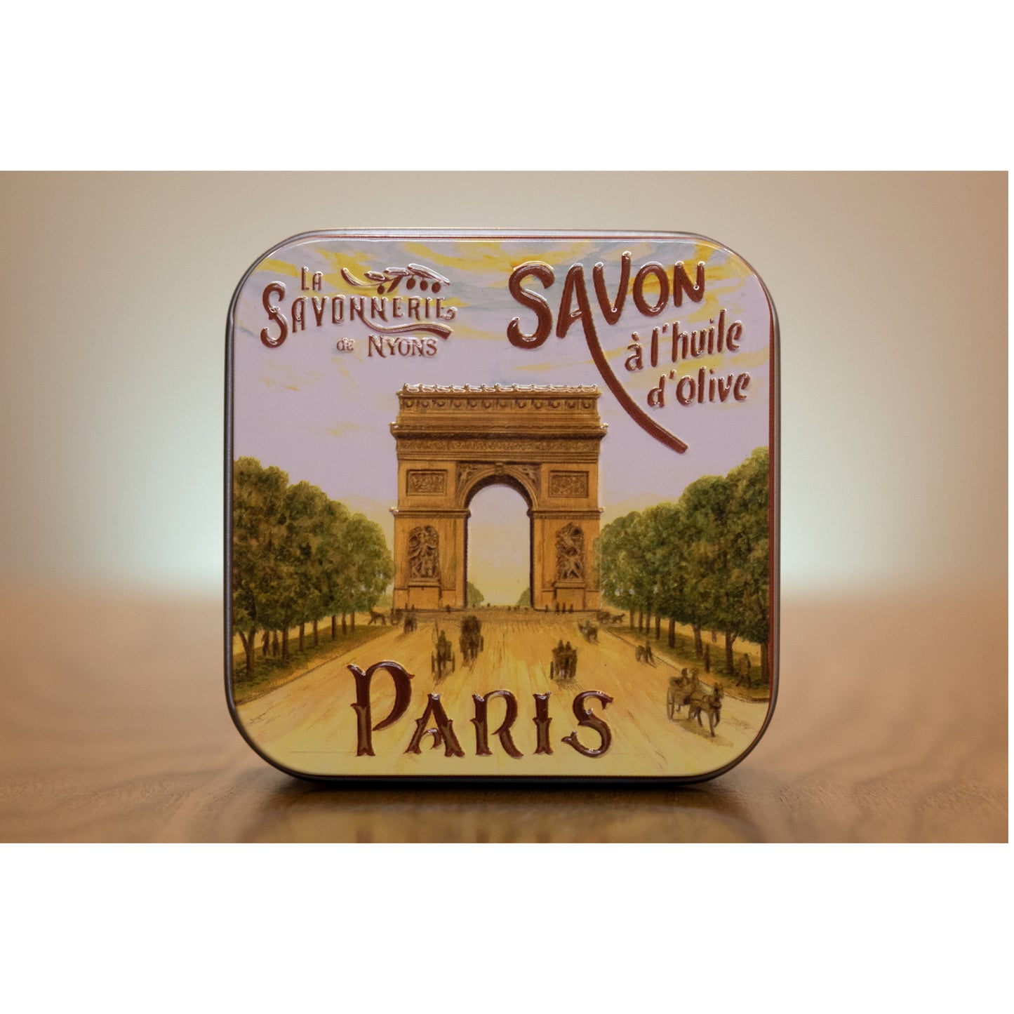 May Rose Soap in "Arc de Triomphe" Tin Box - La petite France Vilnius - Soap