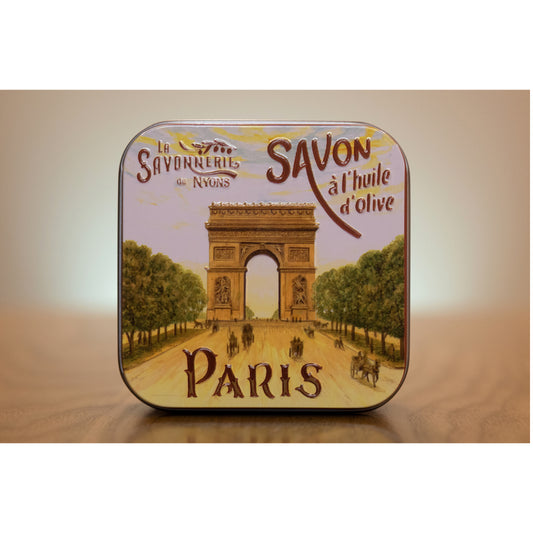 May Rose Soap in "Arc de Triomphe" Tin Box - La petite France Vilnius - Soap