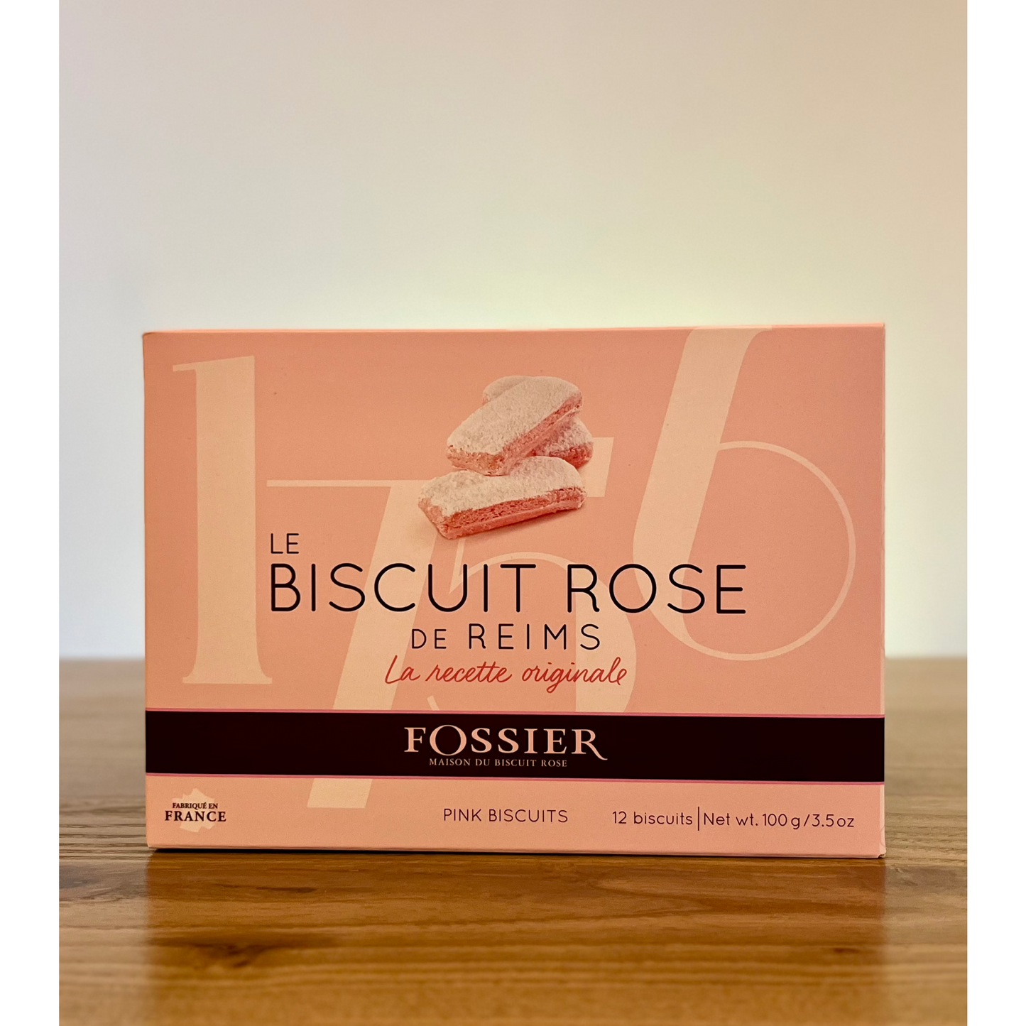 Pink biscuits of Reims by Fossier - La petite France Vilnius - Biscuit